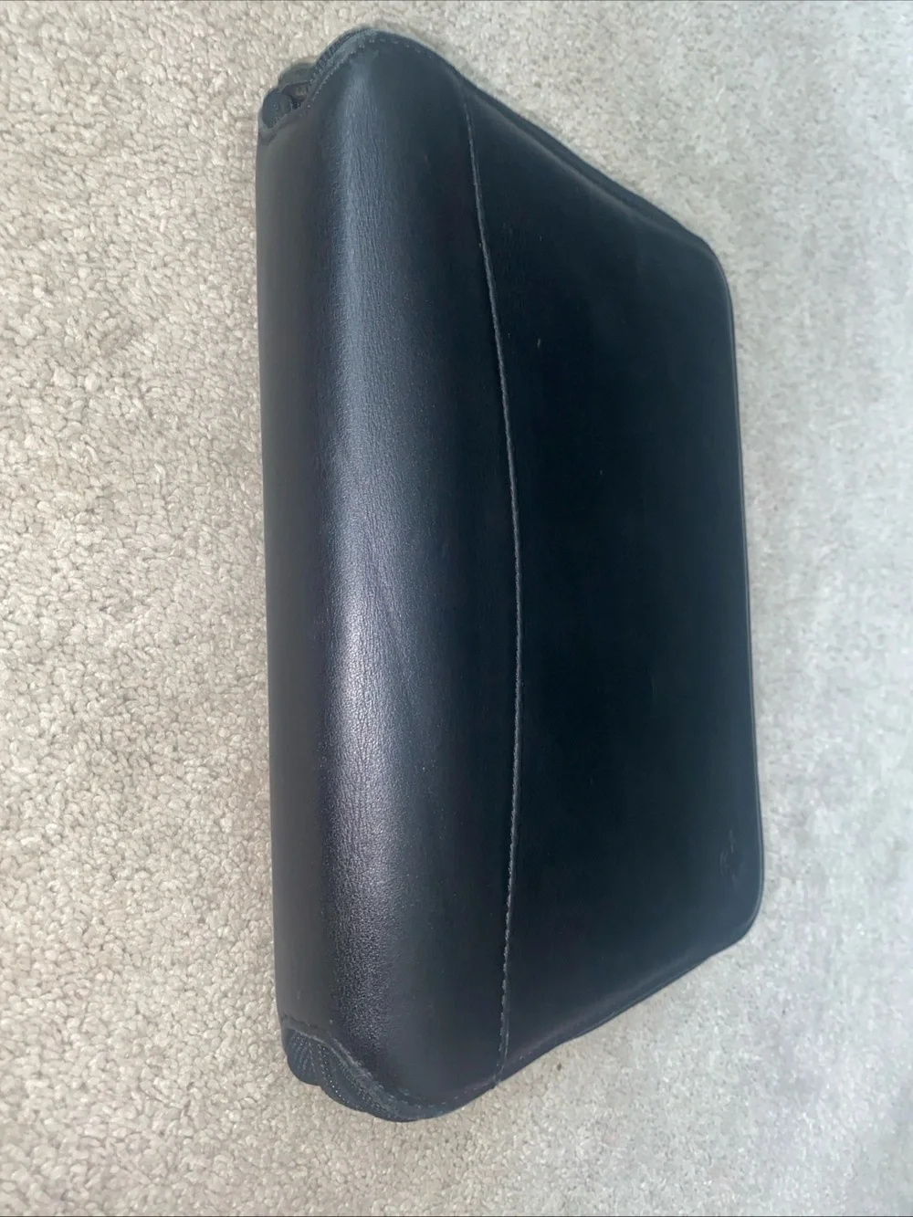 Franklin Covey Zip Planner Full Leather Vintage 1996